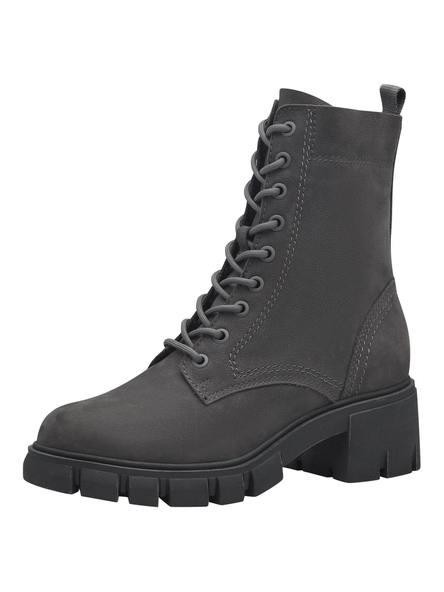 Tamaris Women's Classic Boots, Women's Boots, Interchangeable Footbed, Duotex, Water-Repellent, Warm Lined, darkgray, 37 EU