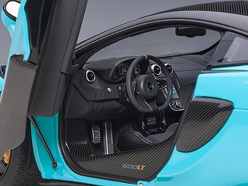 Miniatura 4 de Auto Art Models Autoart 76083 McLaren 600LT Fistral Blue and Carbon 118 Model Car