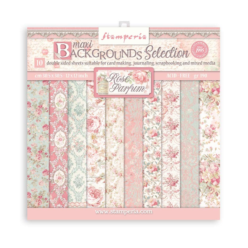 Stamperia Shabby Rose Papier décoratif Multicolore 20,3 x 20,3 x 0,3 cm Stamperia Shabby Rose Papier décoratif Multicolore 20,3 x 20,3 x 0,3 cm