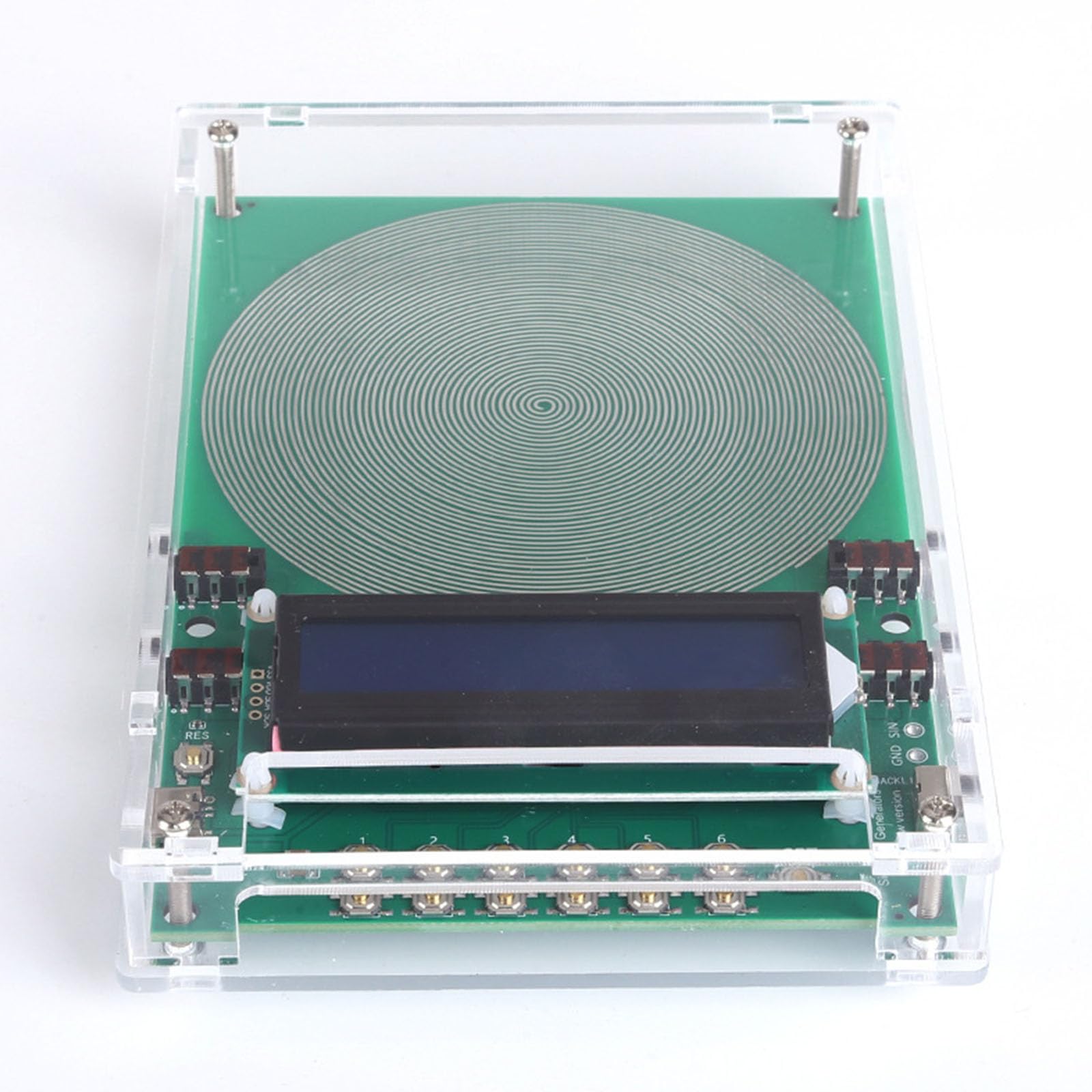 Dispositif générateur de fréquence LCD avec contrôle par clavier, unité de sortie alimentée par USB pour les démonstrations en classe et les études en laboratoire, générateur de fréquence réglable,