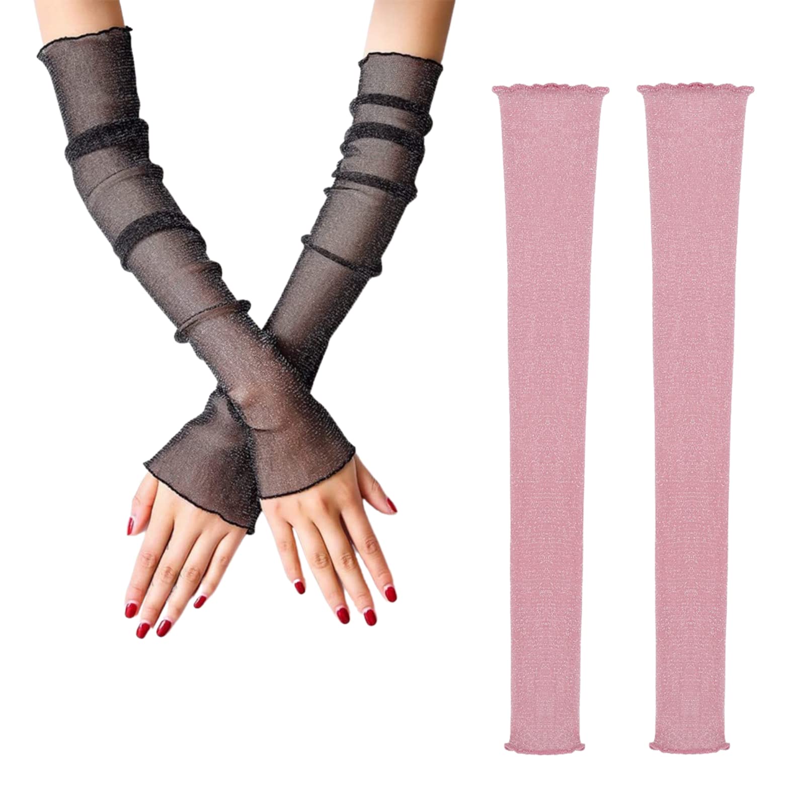 Manicotti Sportivi UV Protection - Copribraccia Traspiranti Per Pallavolo, Ciclismo E Estivi | Unisex - Foto 2