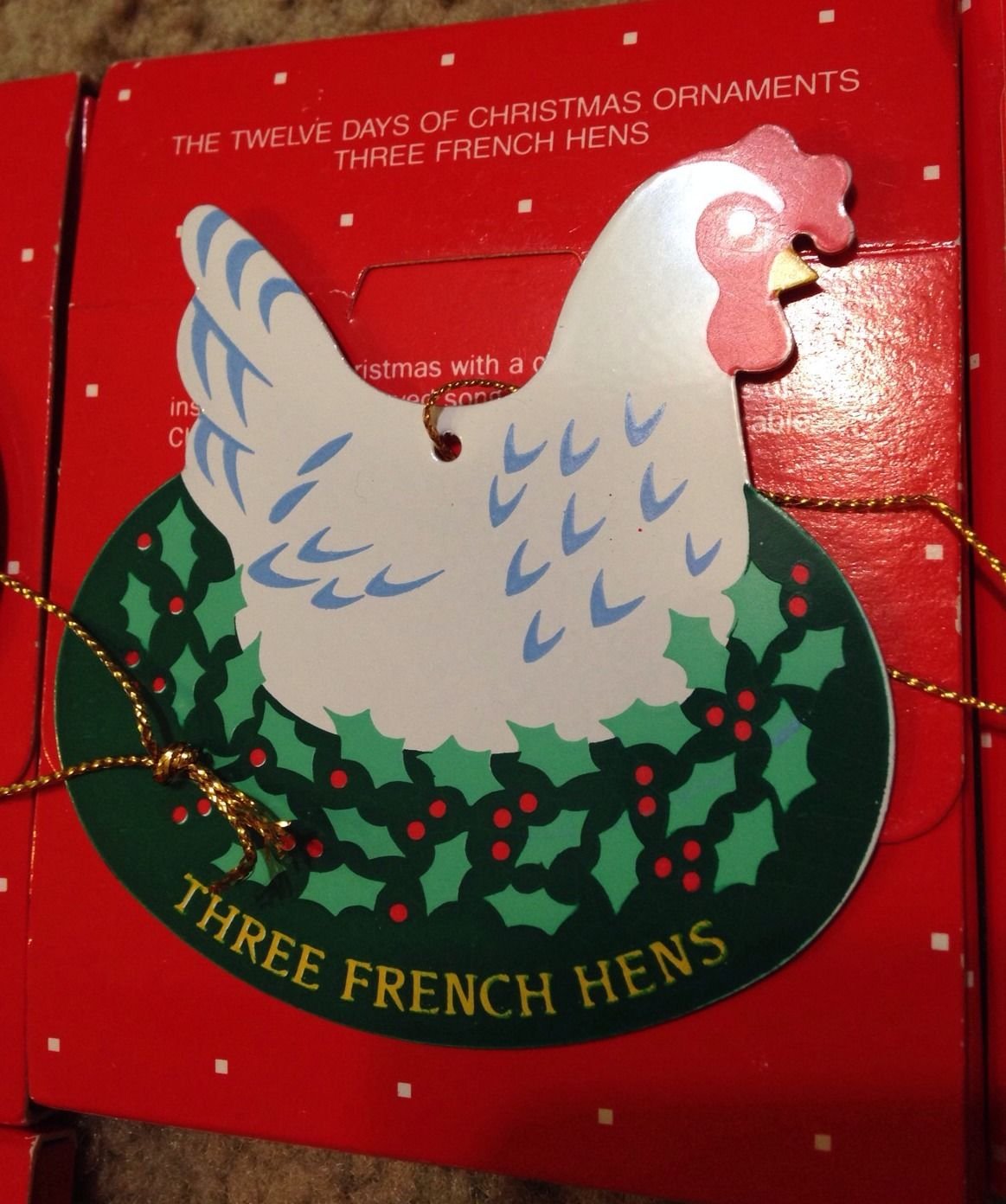 AVON クリスマス　オーナメント　12個セット　クリスマスの12日間 Amazon.com: AVON Collectible The Twelve 12 Days of Christmas