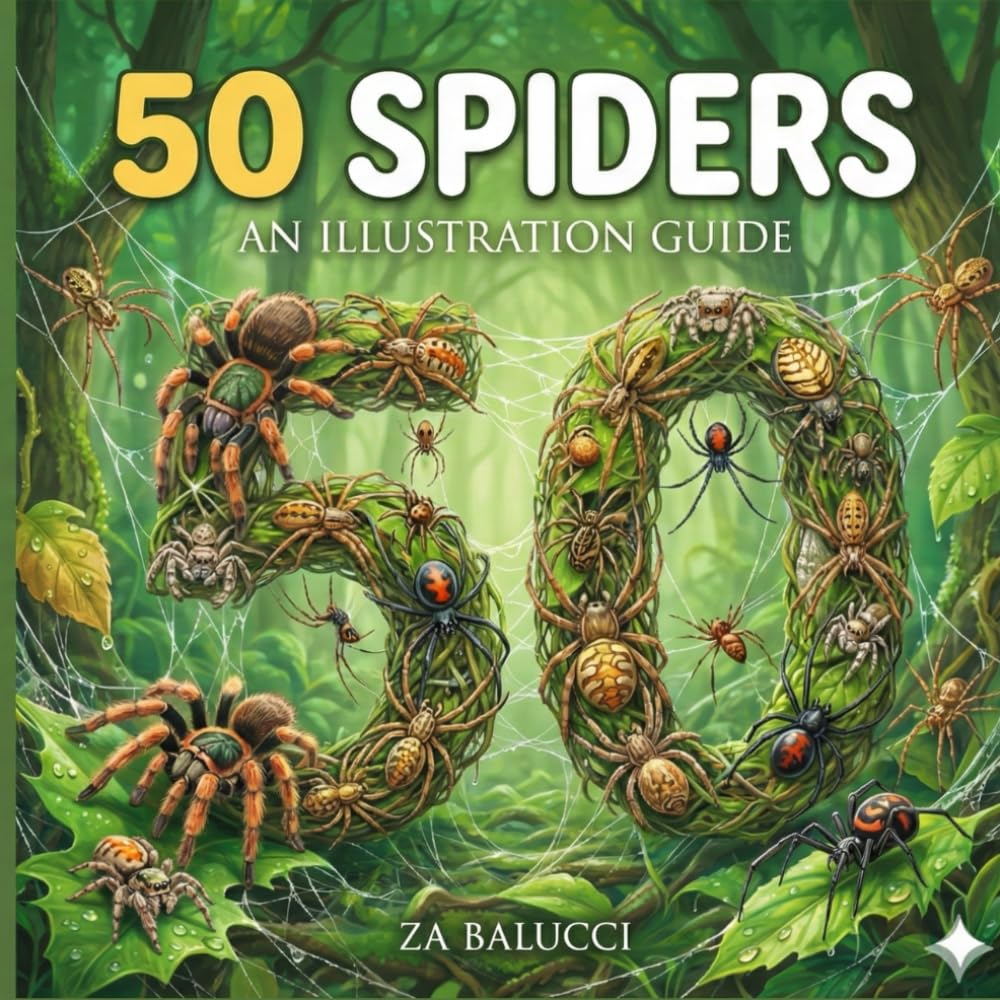 50 Spiders: A Friendly Picture Book for Curious Little Explorers (The 50 Things Kids Should Know Series)