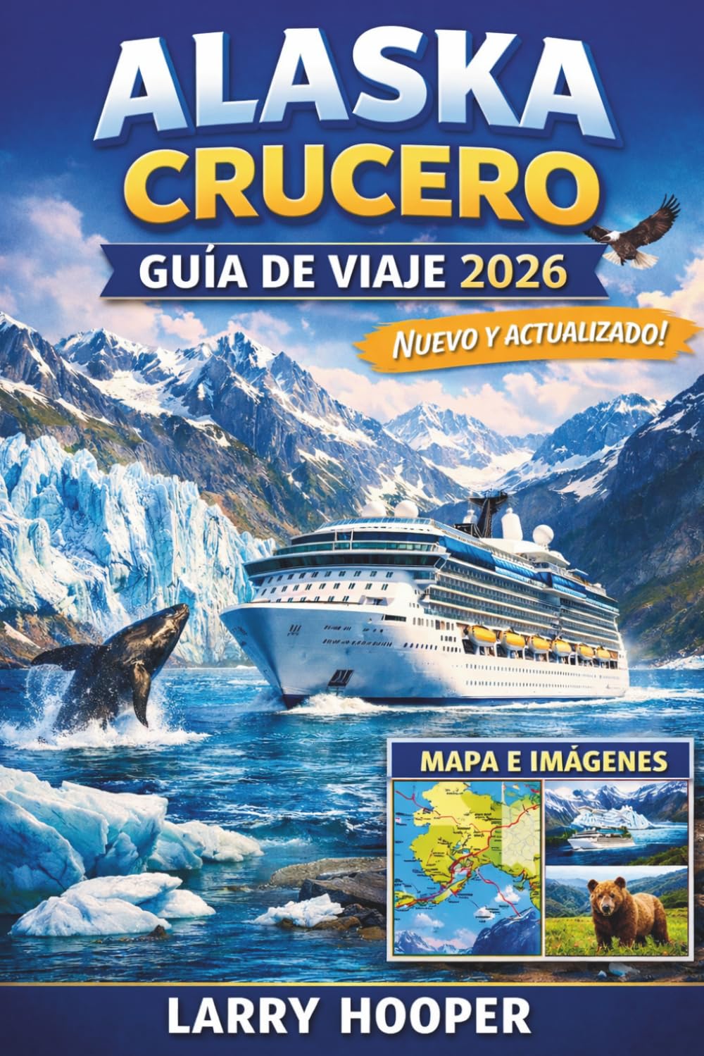 ALASKA CRUCERO GUÍA DE VIAJE 2026 (A TODO COLOR): Rutas del Pasaje Interior, Bahía de los Glaciares, Puertos Populares, Excursiones en Tierra, ... Inteligente e Itinerarios de Navegación