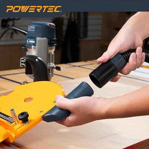 Vista 4 de POWERTEC 70296 Reemplazo del adaptador de manguera atornillada, adaptador de manguera roscada de 1-1/2 pulgadas para kits de montaje POWERTEC 70175