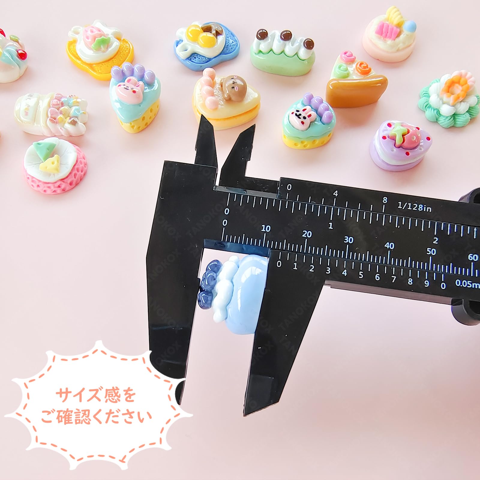 Amazon | TANOKOX デコパーツ スイーツ 大きめ ミニチュア レジン