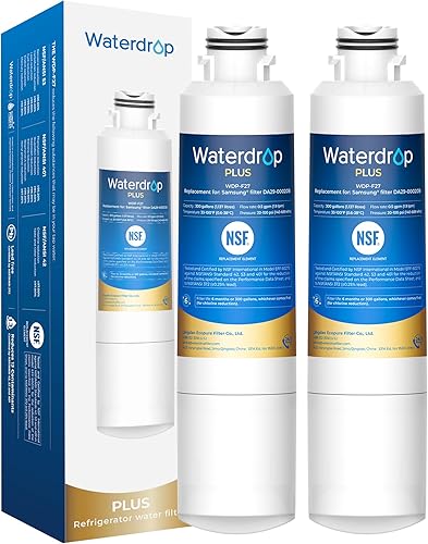 Miniatura 10 de Waterdrop Plus DA29-00020B 𝐍𝐒𝐅 𝟒𝟎𝟏 Certificado Filtro de Agua, Reduce 𝐏𝐅𝐎𝐀/𝐏𝐅𝐎𝐒, Reemplazo para Filtro de Agua Samsung® HAF-CIN, HDX FMS-2