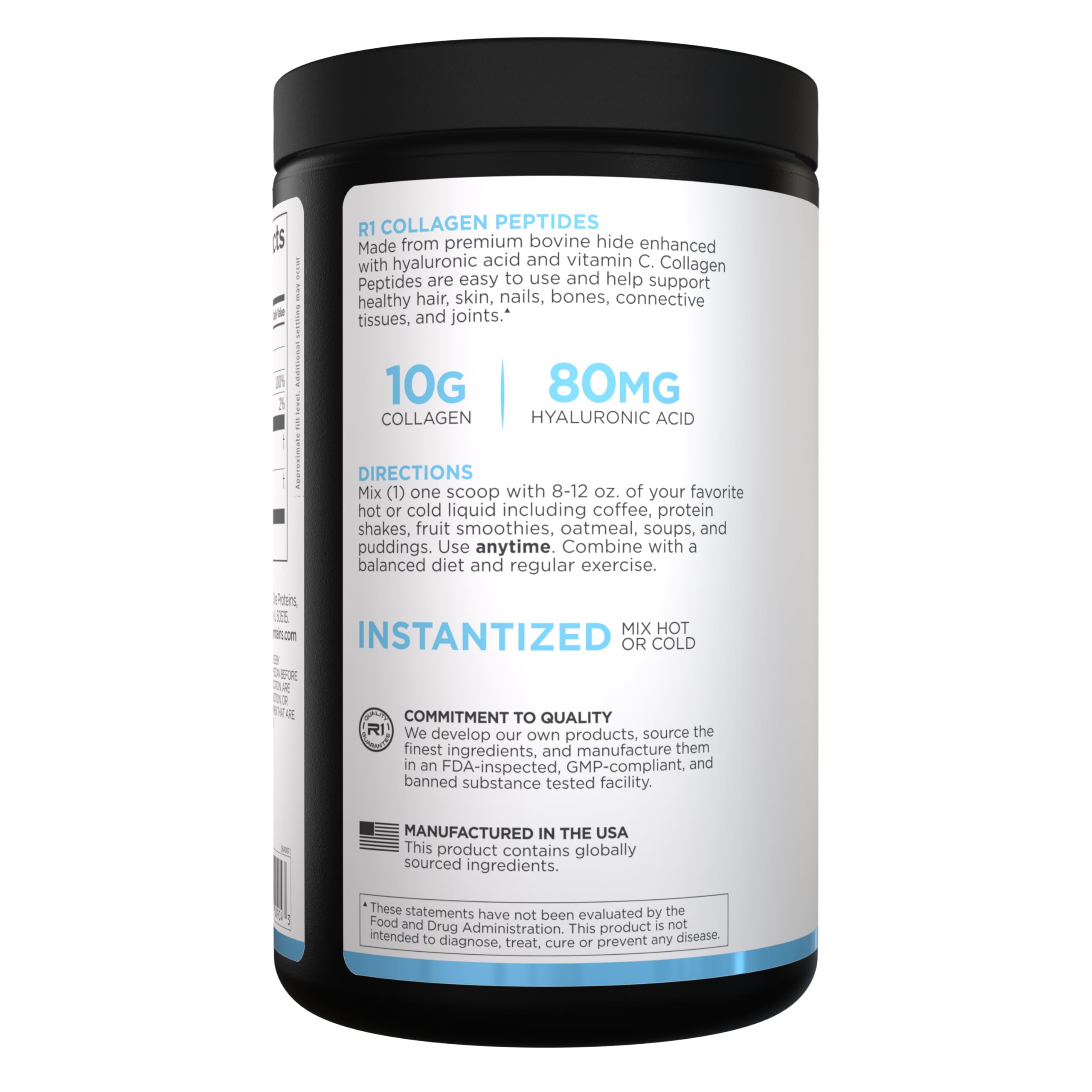 Rule 1 Proteins Collagen Peptides, Unflavored, 25 Servings — Amazon image 2