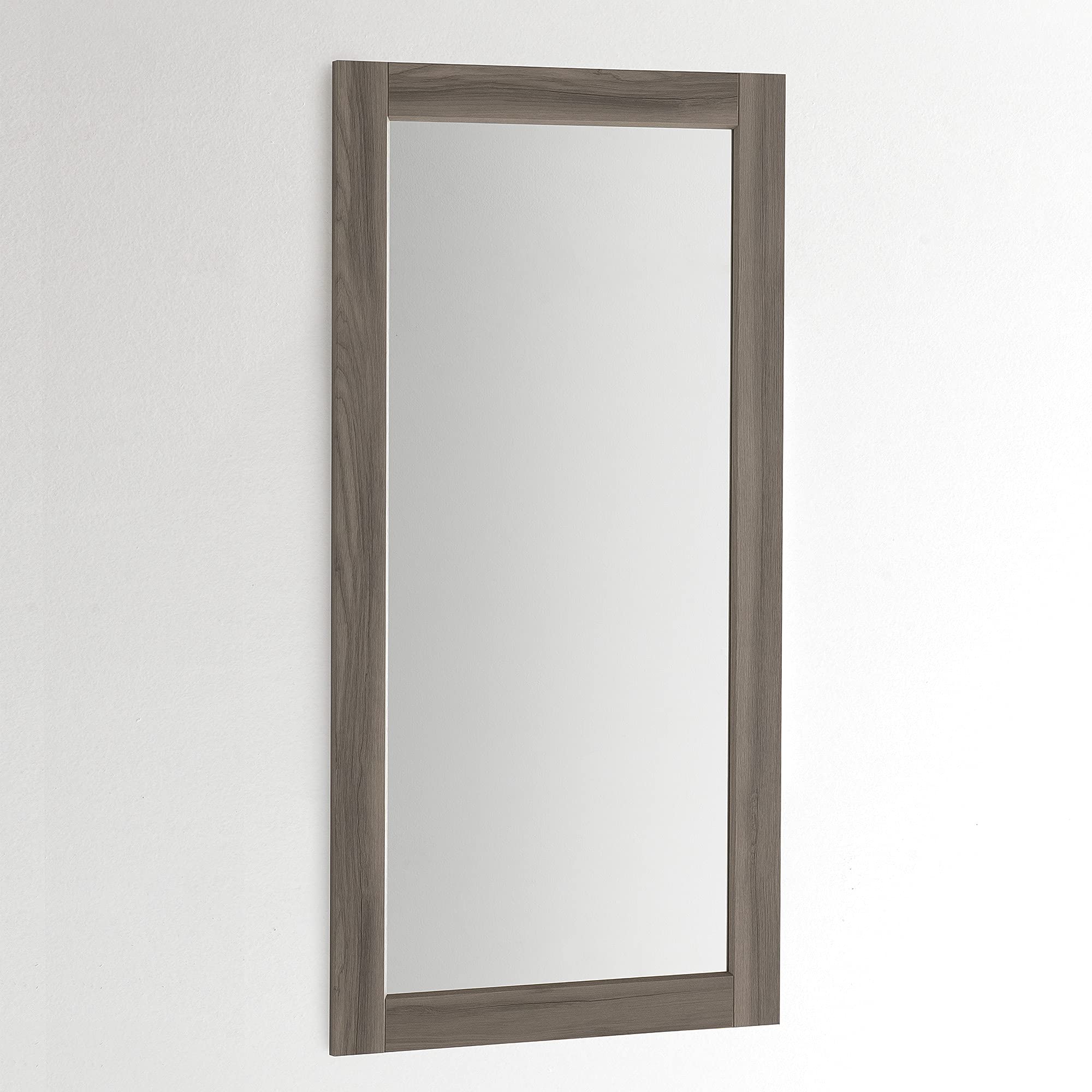 ARHome Espejo de Pared, 120 x 60 cm, Fresno Rústico, Espejo, Made in Italy