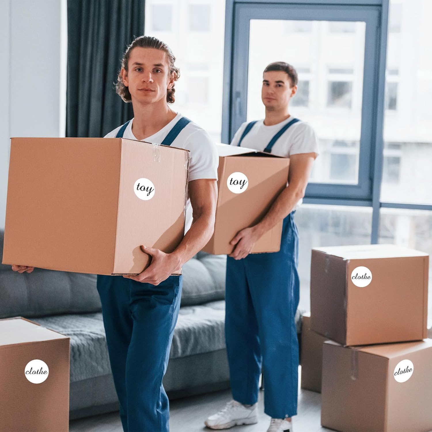 3 Inch Colored Dot Stickers Labels, Round Color Coding Labels, Garage Sale Stickers Price Tags Label Yard Sale Circle Dot Stickers- 100 Pack/White - Image 5