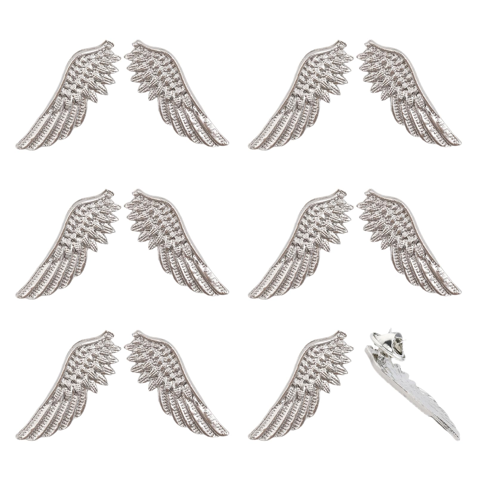 CHGCRAFT Angel Wings Brooches Pin Wing Alloy Brooches for Suit Shirt Collar Lapel Pins Sweater Shawl Coat Breastpin Accessories for Wedding Party Jewelry
