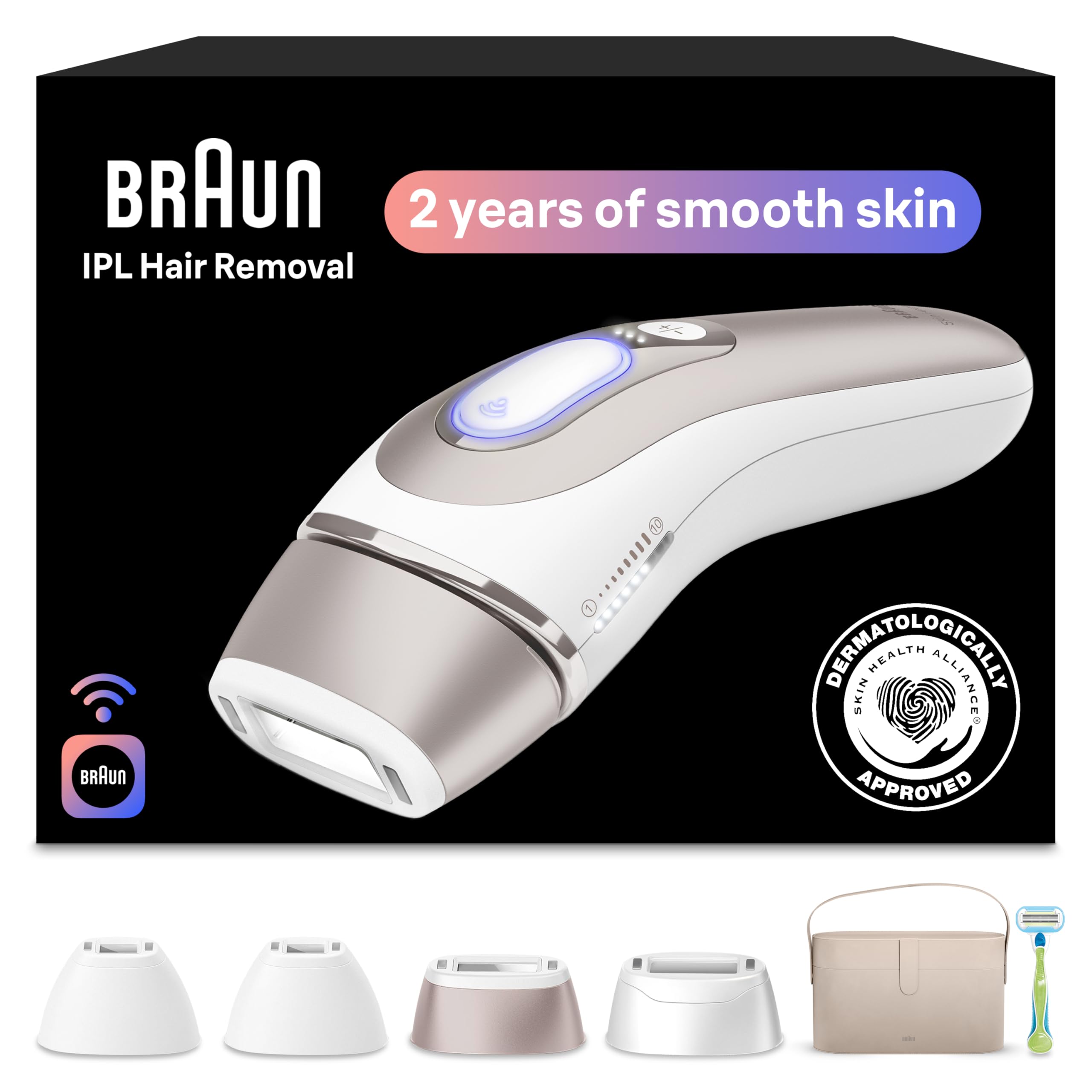 Braun Smart IPL Skin i Expert Pro 7 VOGUEs Best Hair Removal Device IPL Hair Removal for Women