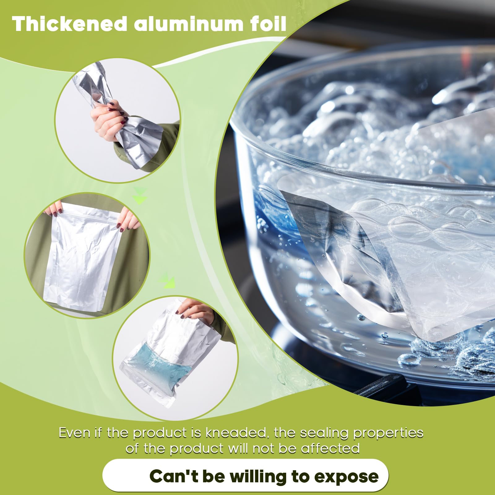 60 bolsas de Mylar de 1 cuarto de galón para almacenamiento de alimentos, Mindeeryy de 7 x 10 pulgadas con cremallera resellable para bolsas de almacenamiento grandes de Mylar, extragruesas de 10 mil