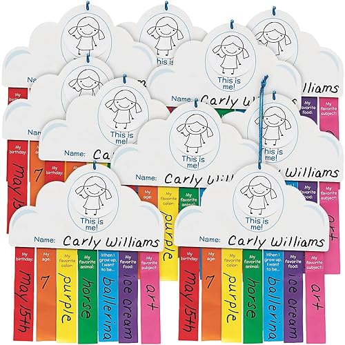 Fun Express All About Me Rainbow Craft Kit - 12
