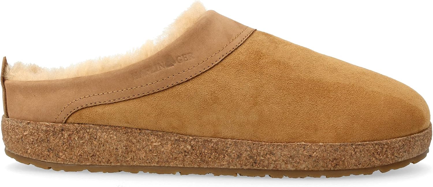 HAFLINGER Women's Snowbird Shearling Leather Clogs, Tan, 36EU - Image 5