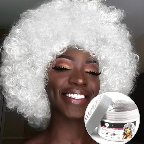 Miniatura 4 de VOLLUCK Cera de color temporal para el cabello, tinte para el cabello blanco, arcillas para peinar el cabello, para fiestas, cosplay, Halloween,