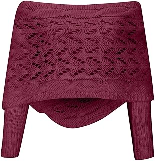 WVt333 - Moda casual para hombre y mujer, para otoño e invierno, al aire libre, color liso, de punto, de lana, hueca, bufanda larga, Rosa intenso., Talla única
