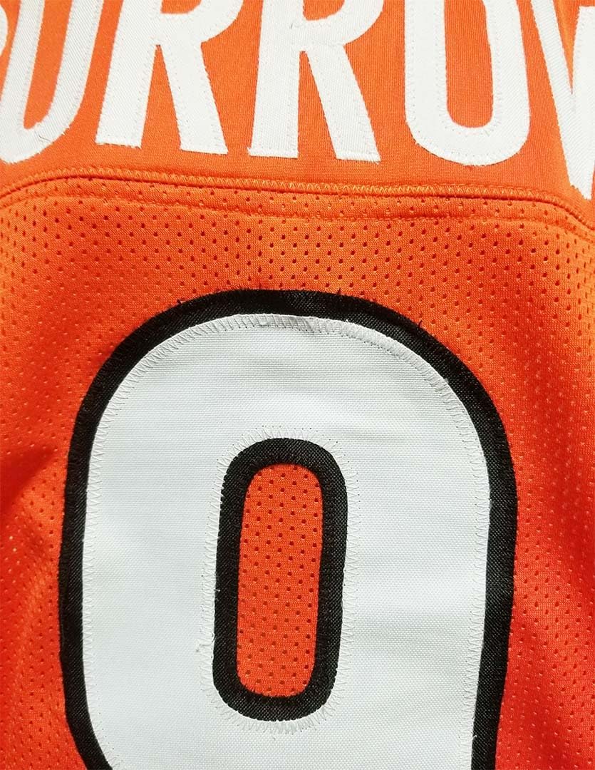 Custom Stitched Joe Burrow Youth Orange Jersey Size Youth X-Large