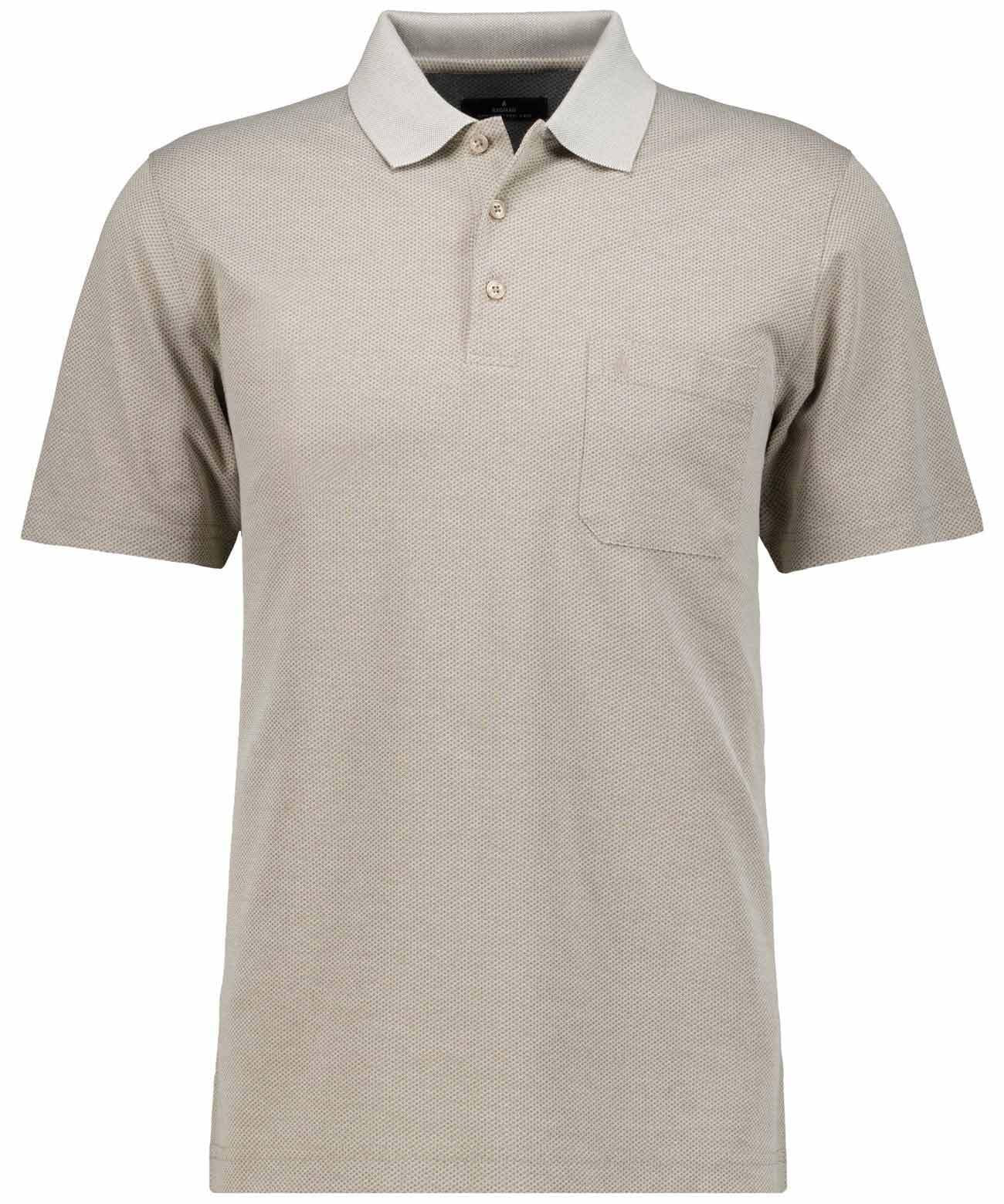 RAGMAN Herren Softknit-Polo Fishnet