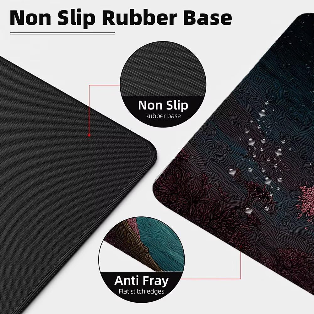 Podkładka pod laptop, Podkładka pod mysz do gier na biurko, duża, rozmiar 600x300, XXL(800x400x3 mm)