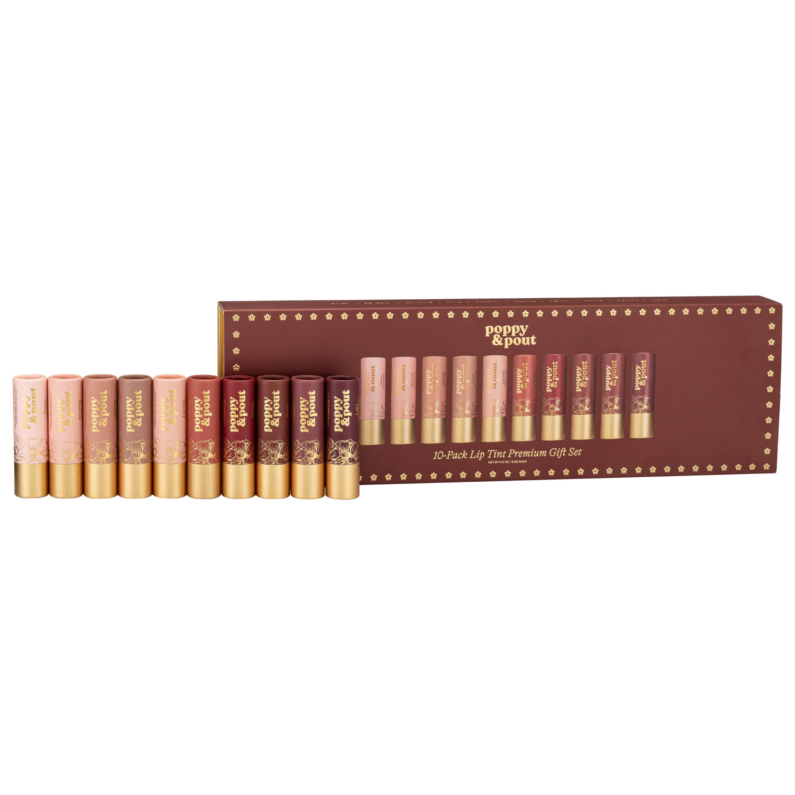 Amazon.com : Poppy & Pout All Natural Lip Tints, Sustainable