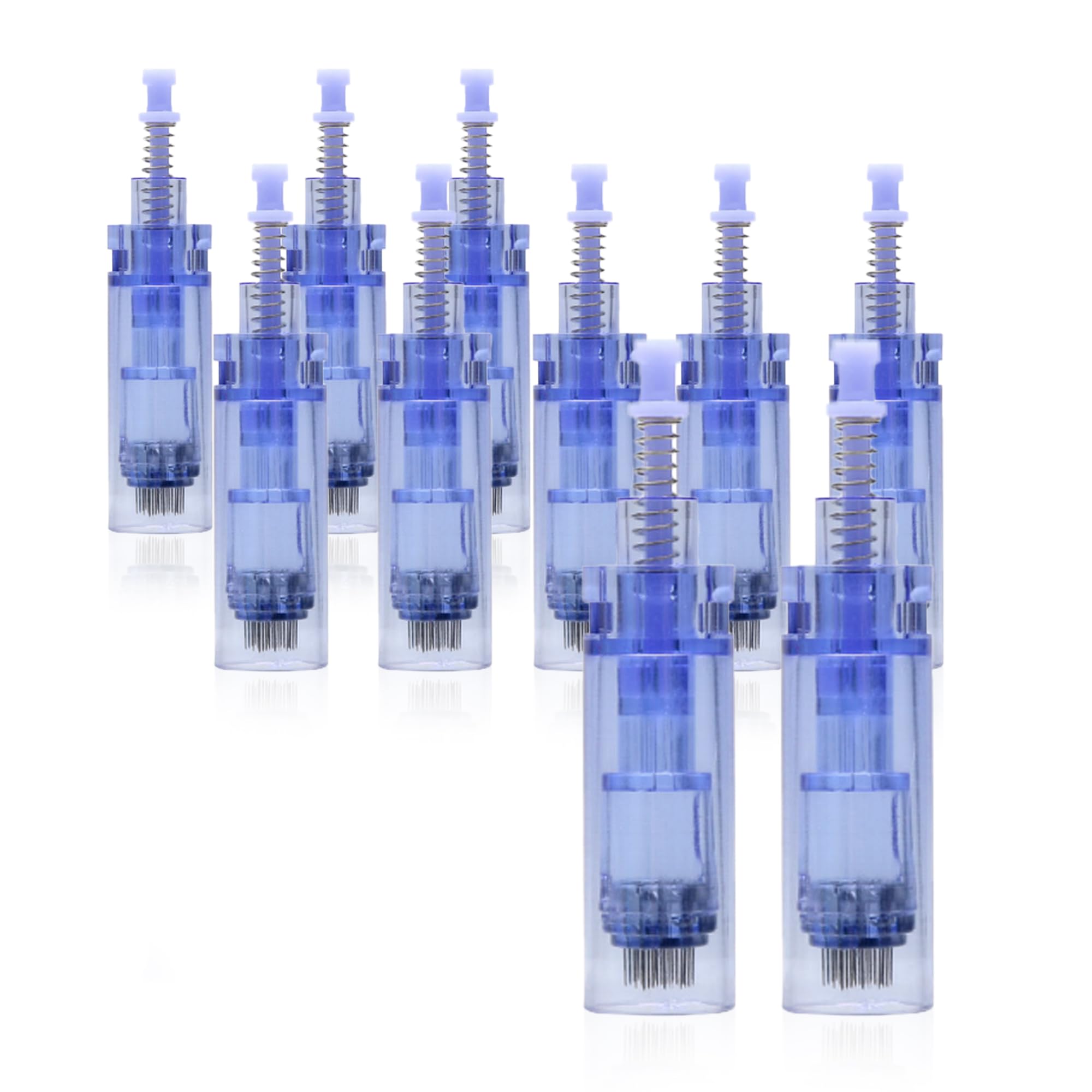 Cartouche d'Aiguilles de 42 Broches pour Dermapen A1 et A6 | Pack de 10 | Compatible uniquement avec Dr. Pen | Aiguille en Acier Chirurgical | Pour Restaurer Cheveux et Peau