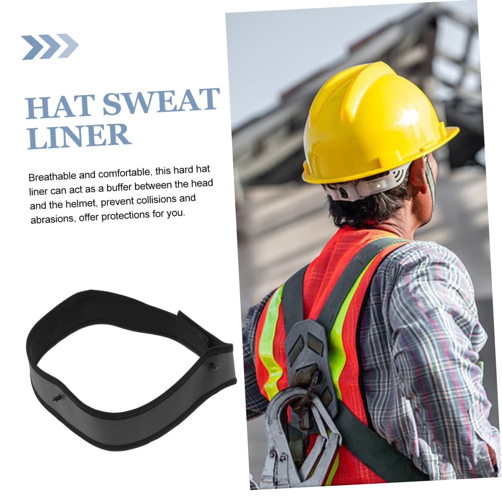 Hemobllo 12piezas Almohadillas para Casco Duro Bandas De Sudor Transpirables Forro De Seguridad para Casco Accesorios para Protección Laboral