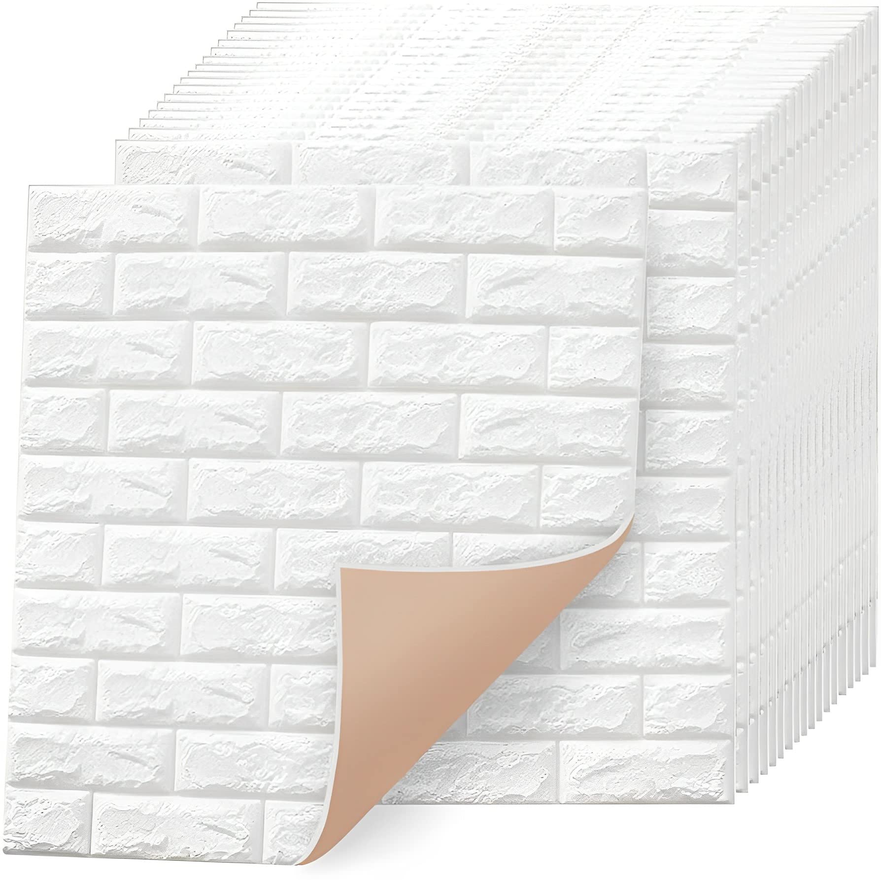 Just Decor PE Foam 3D Brick Design Wallpapers DIY Peel and Stick Wall Sticker Waterproof Self Adhesive Antifouling Wall Panels for Home Decor (77cmX70cm, 8mm, Approx 29 Sq. Ft.) Pack of 5 (B0BSVC7NZ3) Amazon Price History, Amazon Price Tracker