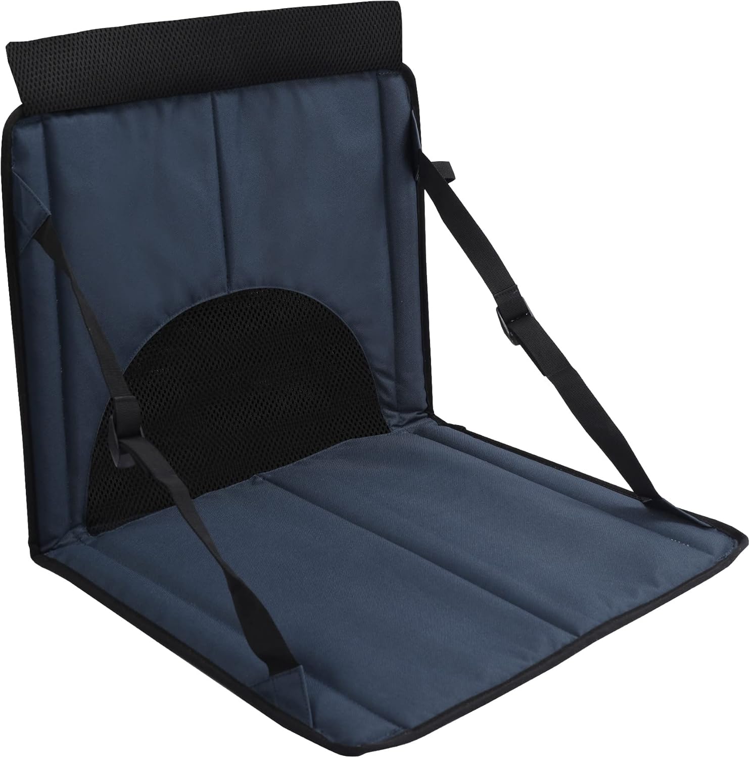 campMax Portable Stadium Seat Cushion for Bleachers with Back Support