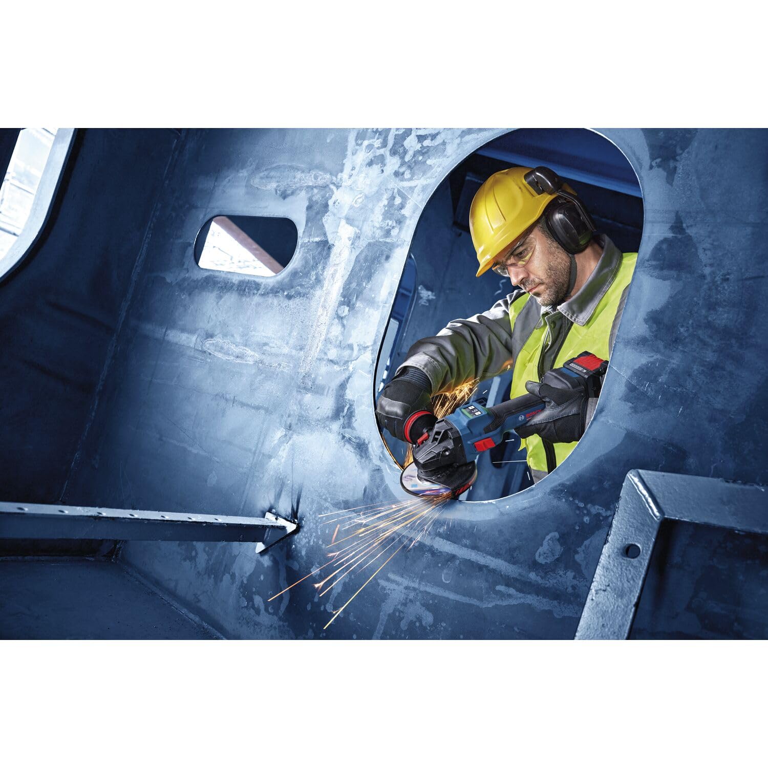 BOSCH Akumulatorowa szlifierka kątowa EXWS 18V-15 S 18 V