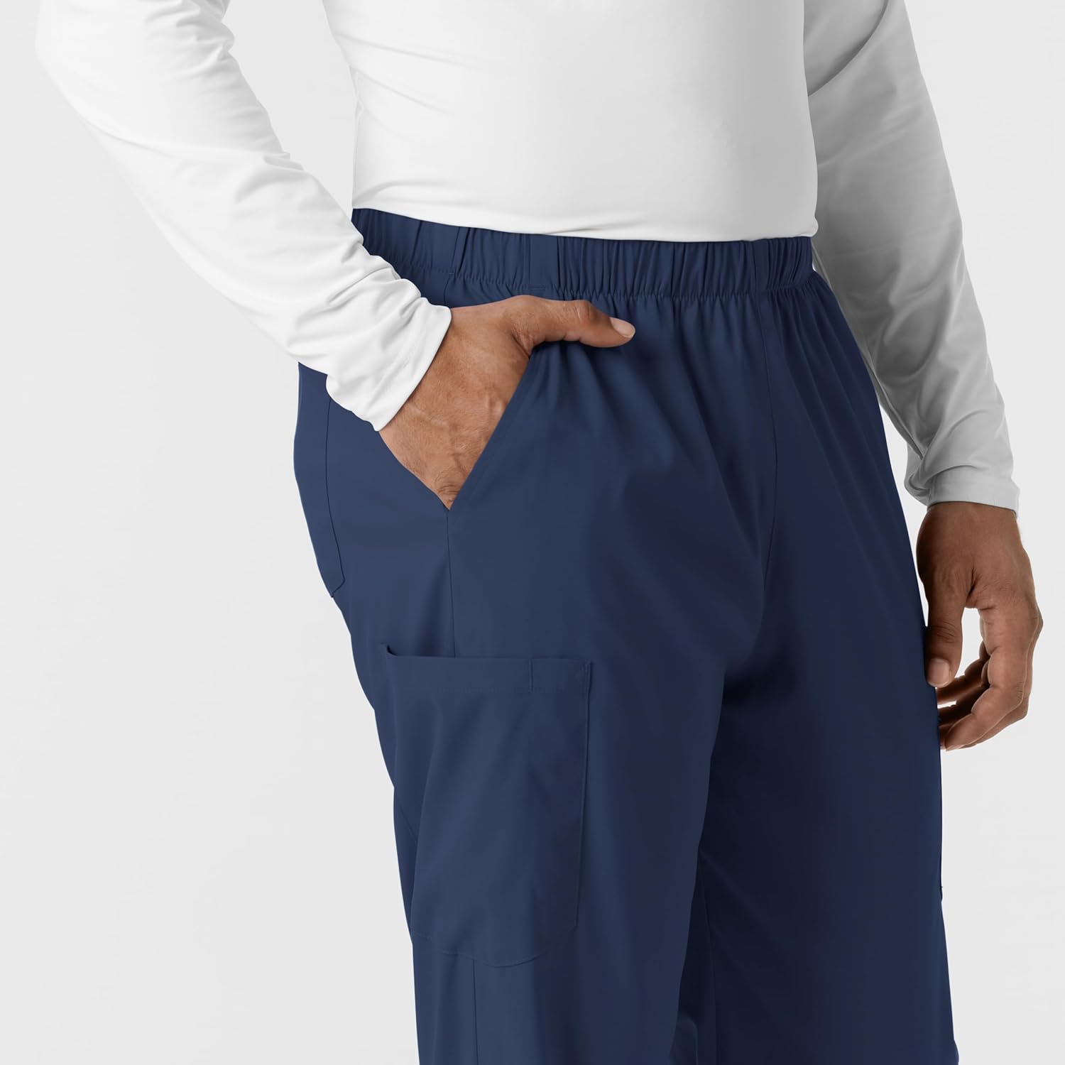 Wink Boundless Unisex Straight Leg Scrub Pant - Navy, XXS Short - Image 12