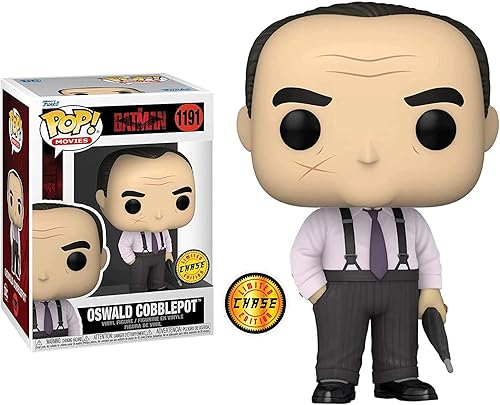 Miniatura 2 de POP DC Heroes The Batman - Oswald Cobblepot Penguin - Figura de vinilo de edición limitada de Chase Funko (paquete con funda protectora de caja