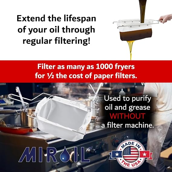 Miroil D900B Filter Bag for MirOil MOD 640 Filter Machine, Model 22960BZ