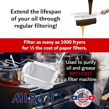 Miroil D900B Filter Bag for MirOil MOD 640 Filter Machine, Model 22960BZ
