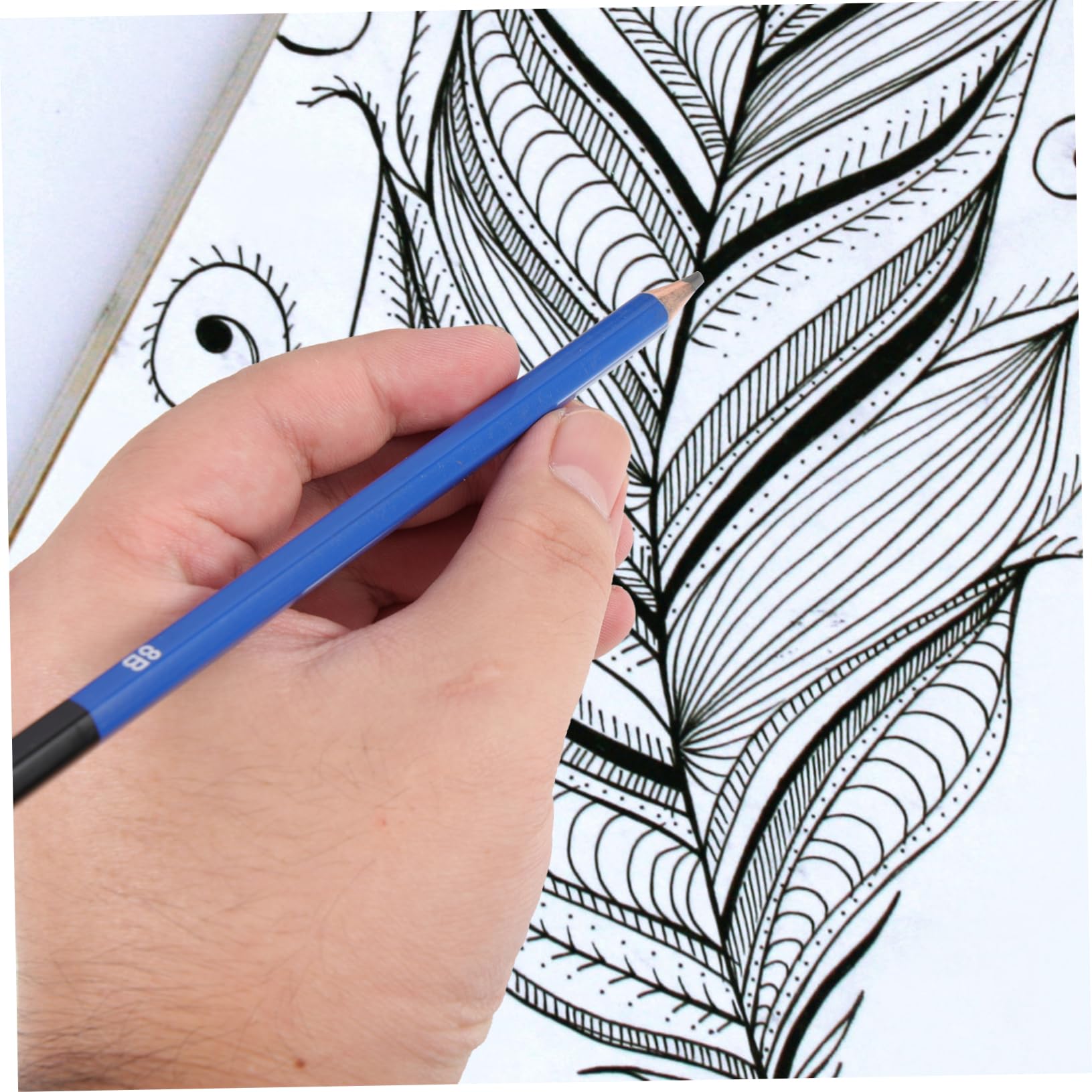 Operitacx 1 Juego conjunto de bocetos kit dibujo principiantes kit de dibujo para principiantes suministros de dibujo niños dibujando lápices lápiz de dibujo profesional suite