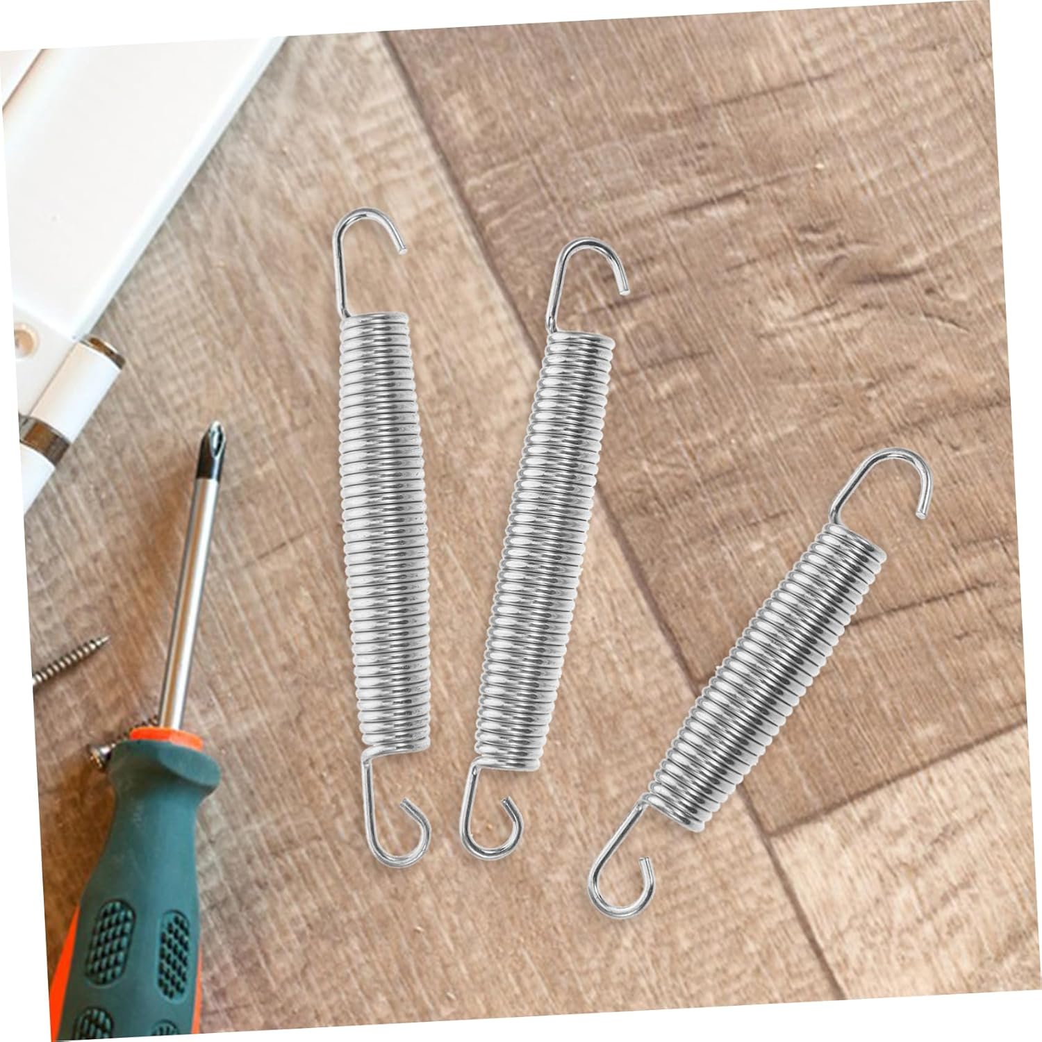 BESPORTBLE Convenient Trampoline Spring Replacement Industrial Grade Compression Springs T-Hook Tool for Easy Removal Jump Bed Repair Parts