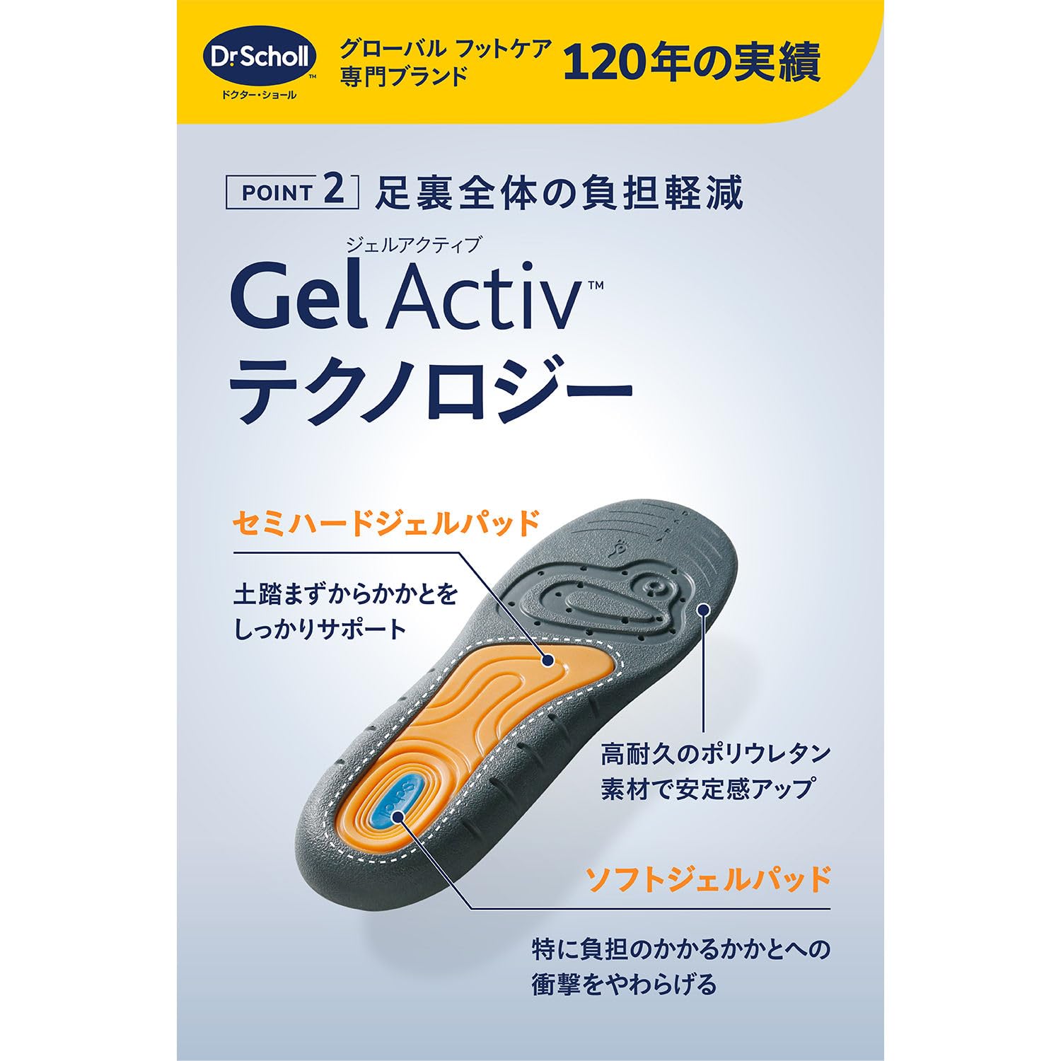 Amazon.co.jp: Dr.Scholl インソール 立ち仕事 【ジェルアクティブ