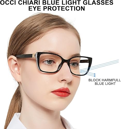 Miniatura 8 de OCCI CHIARI Lentes de lectura bifocales para mujer con bloqueo de luz azul 1.0, 1.5, 2.0, 2.5, 3.0, 3.5