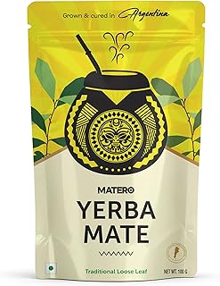 Yerba Mate Traditional Loose Leaf Tea – 100g Pack, Natural Argentinian Herbal Infusion, Medium Caffeine, Rich Aroma and Smooth Flavor, Vegetarian Beverage for Daily Refreshment – Pack of 1