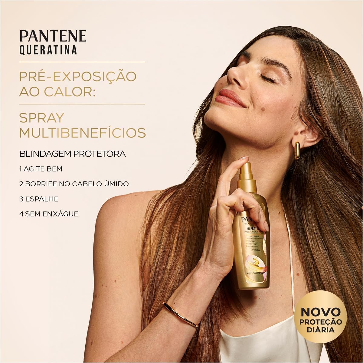 Pantene Pro-V Queratina Spray Multibenefícios 160ml