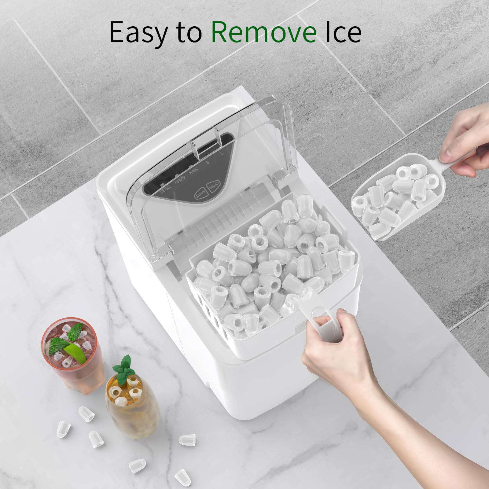 IJsblokjesmachine - IceAge, compacte commerciële en huishoudelijke