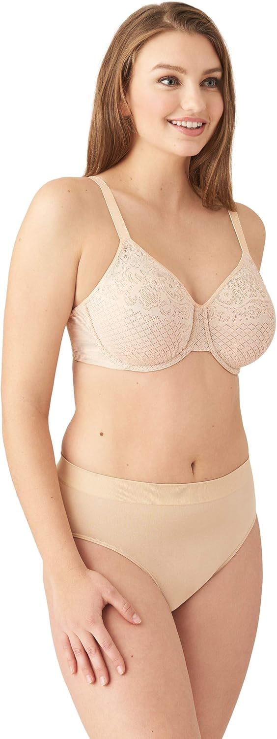 Wacoal Women's Visual Effects Unlined Full Coverage Underwire Minimizer Bra, 857210 - Image 7