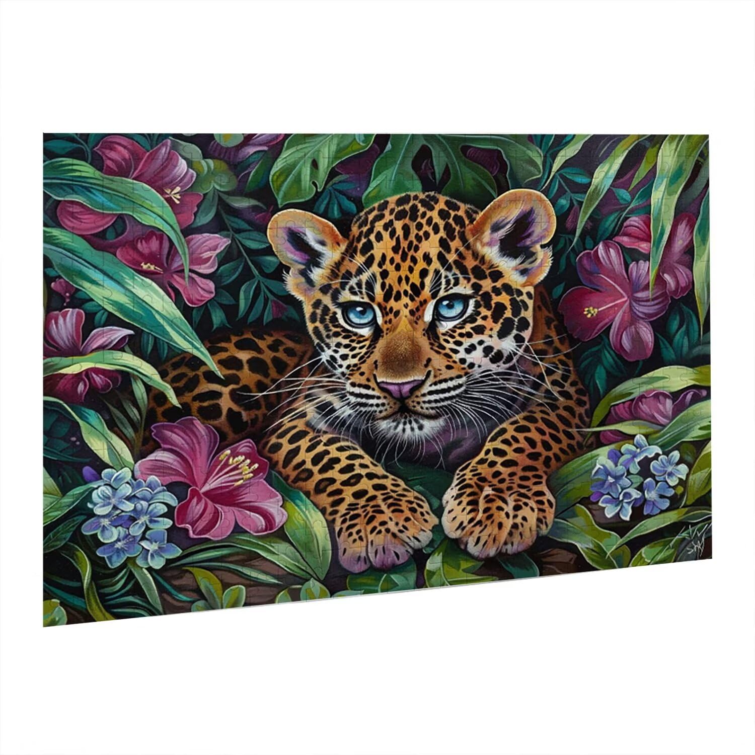 Jigsaw Puzzle, 6000 Pezzi Puzzle Classici, Leopardo Puzzle Rilassamento Intelligence, Mpossibile Difficile Puzzle Impegnativo per Adulti Puzzle Gioco Familiare, Regalo per Amore Amico Animali fr0-826