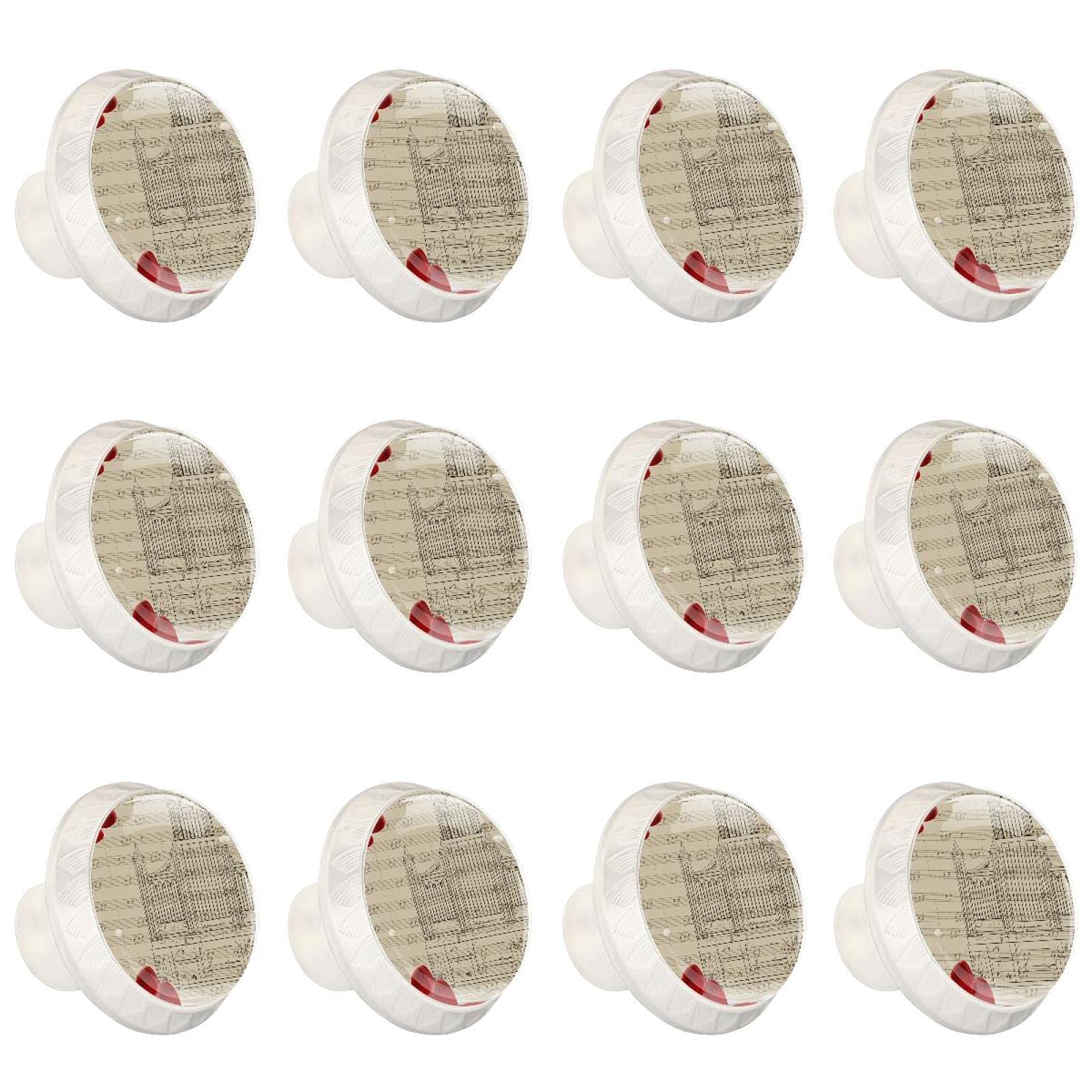Boutons de placard au motif d'orgue à tuyaux pour poignée de meuble originale