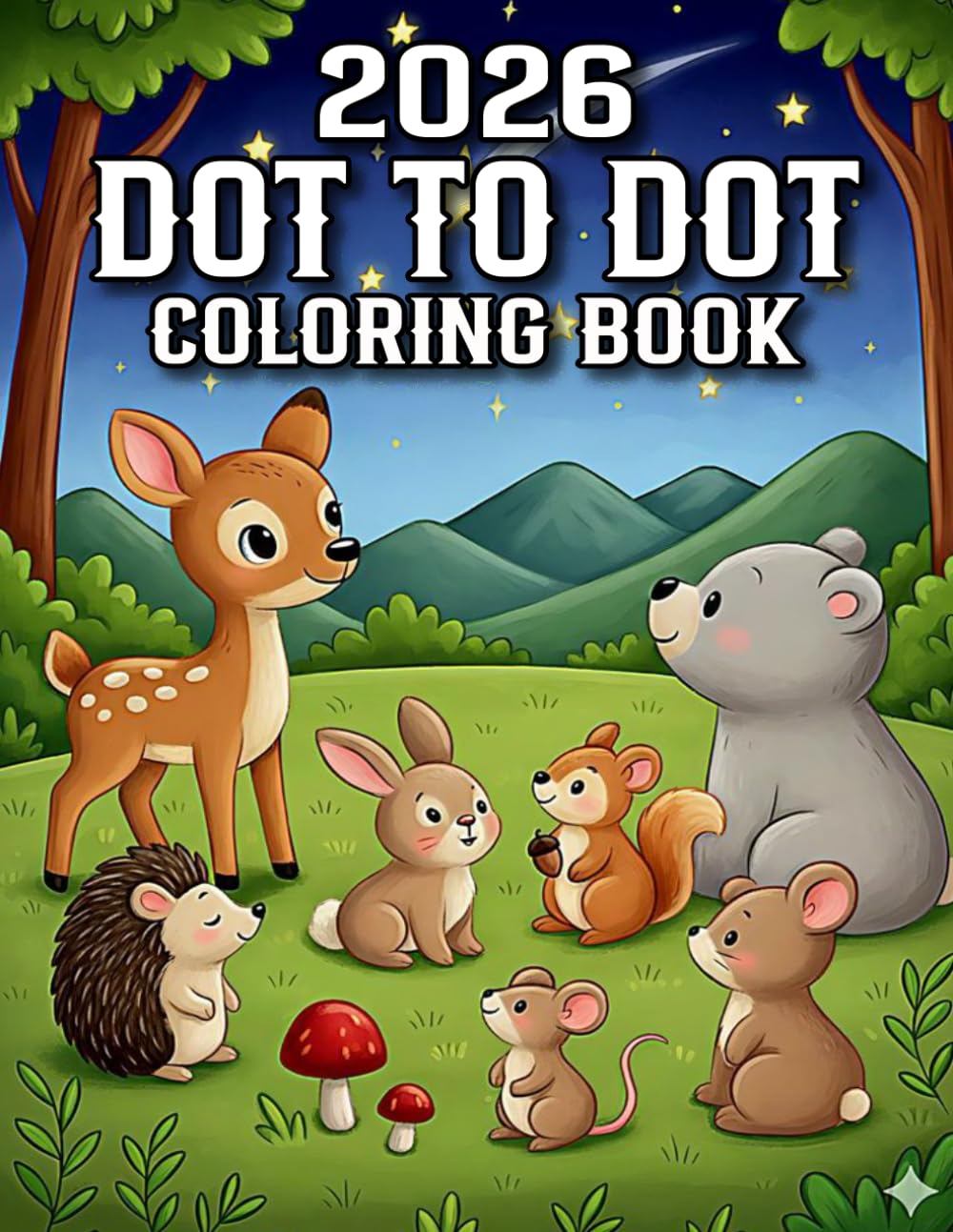 2026 Dot To Dot Coloring Book: Large Print Dot To Dot Coloring Book for Adults And Seniors