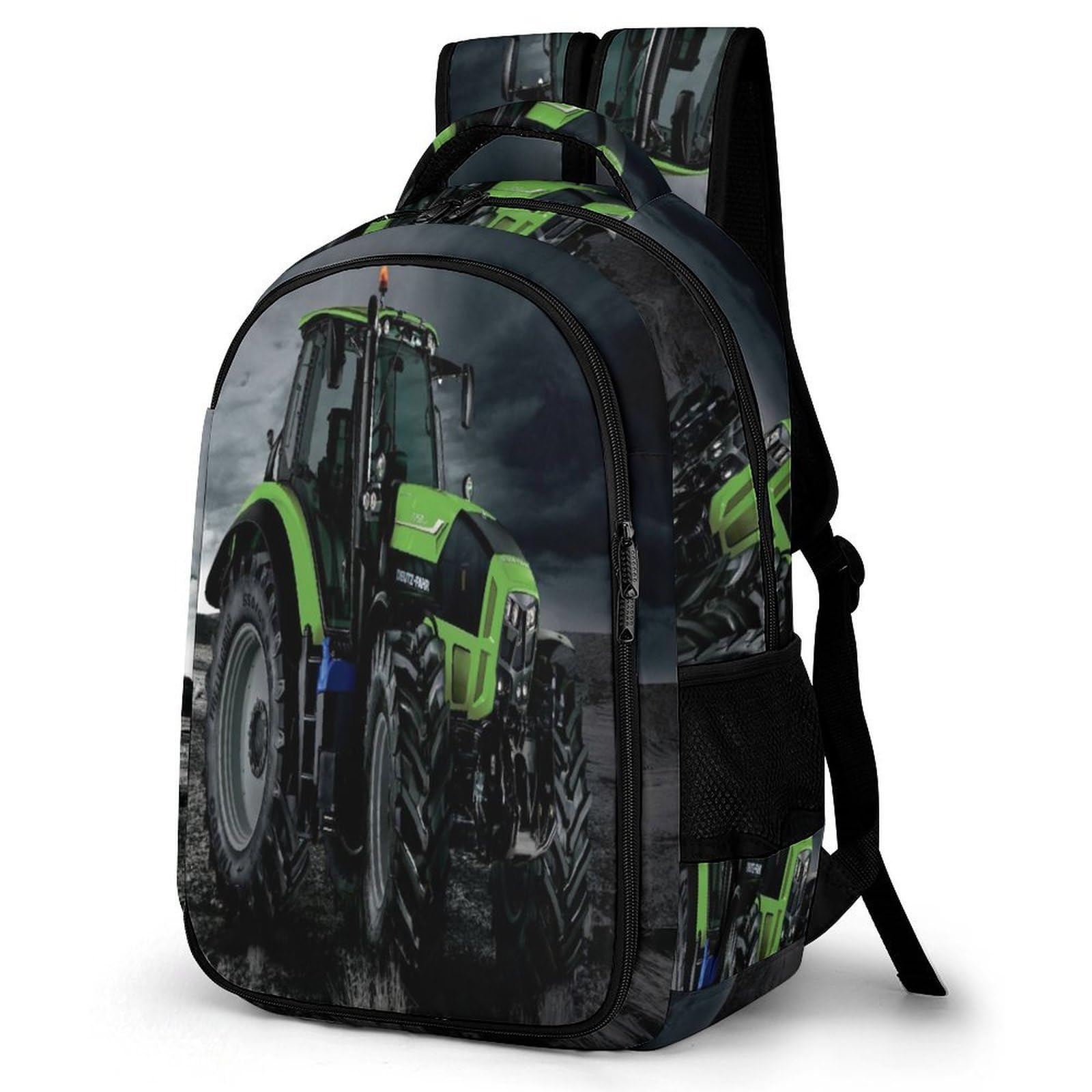 Rucksack Jungen 8 Jahre Traktor Rucksack Für Kinder Von 6 Bis 11 Jahren Schulrucksack Kinder 3D- Leichter Reise Outdoor Freizeit