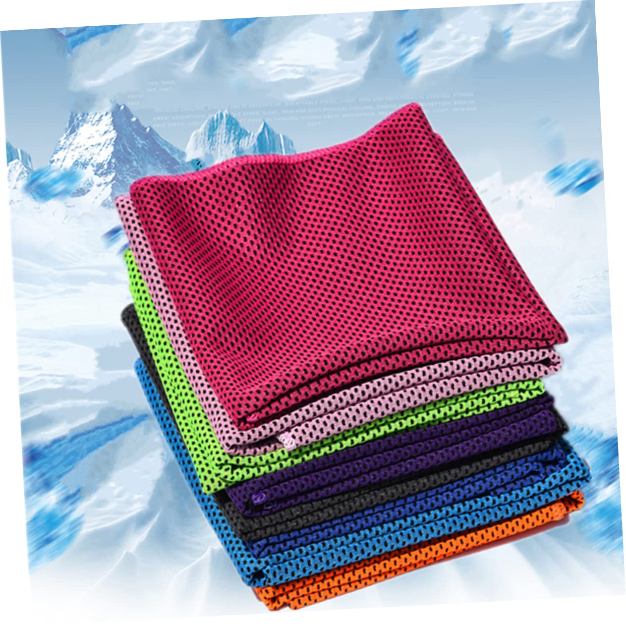 HONMEET Gym Towels for 2 Pack Quick Dry Microfiber Cooling Towels for Sports Yoga Camping High Absorbency and Breathability