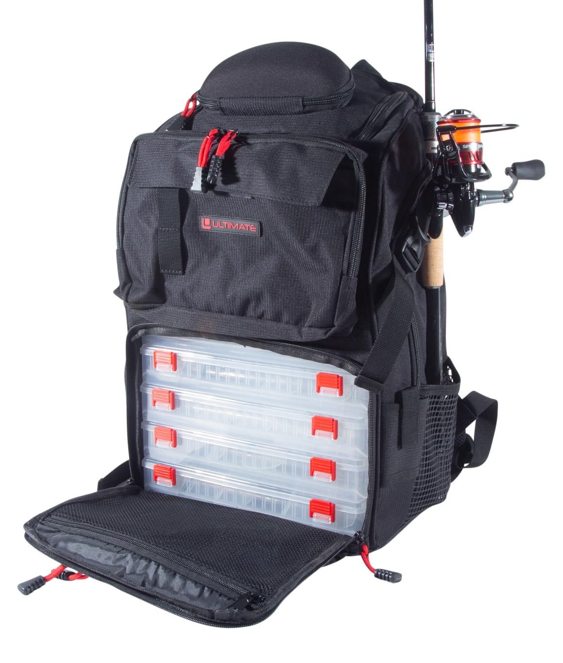 Ultimate Tactic Backpack (Inkl. 5 Tackleboxen!) - Angelrucksack