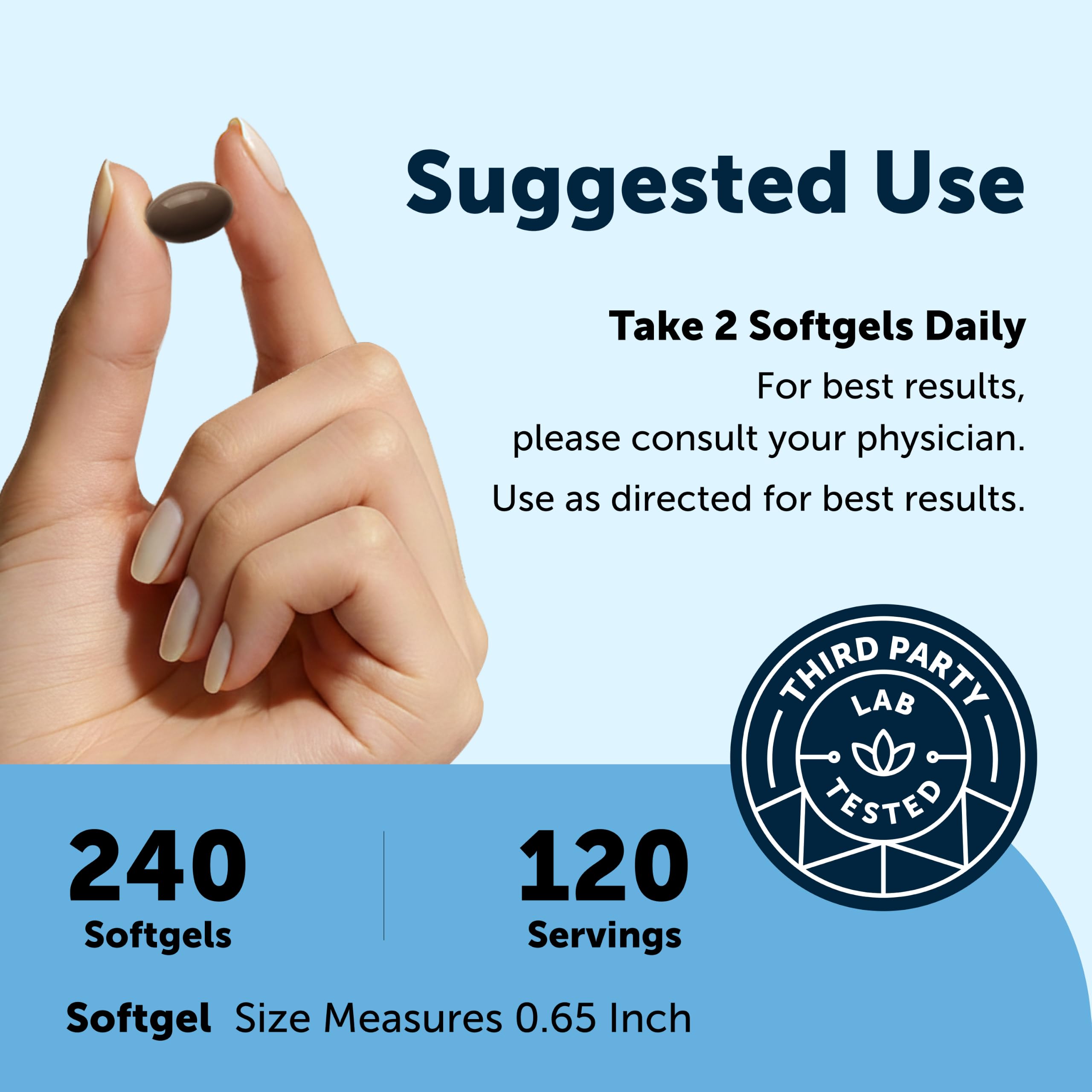 Micro Ingredients Tongkat Ali+ for Men, 240 Softgels | Made with MCT Oil — Amazon image 4