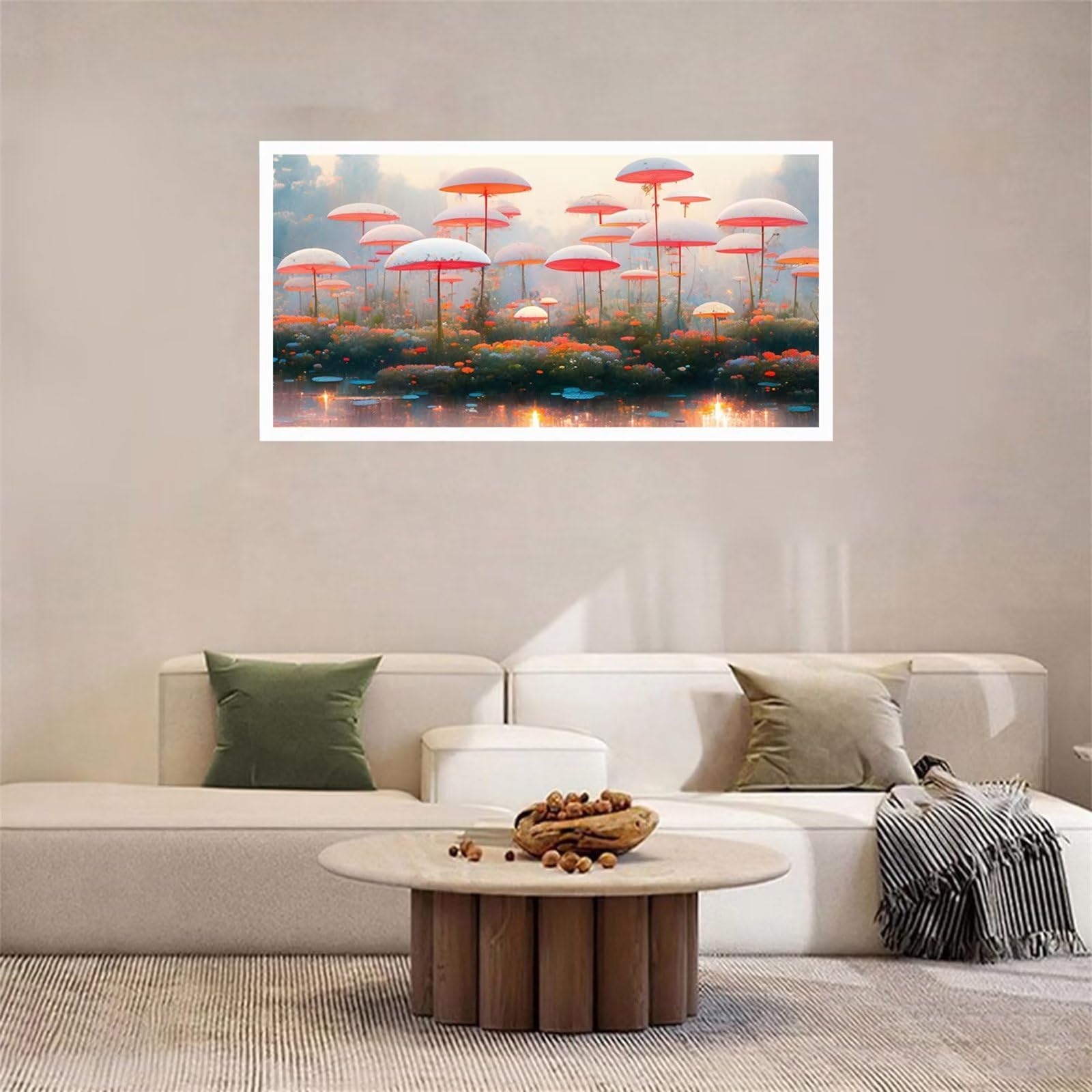 5D Resplandeciente Seta Diamond Painting Kit Diamond Art Kit para Adultos Pared Pegatina Decor Interiores Navidad Punto de Cruz Cuadro Diamantes Kit Bordado Pintura Diamante Decor Hogar(28x56in)-F14